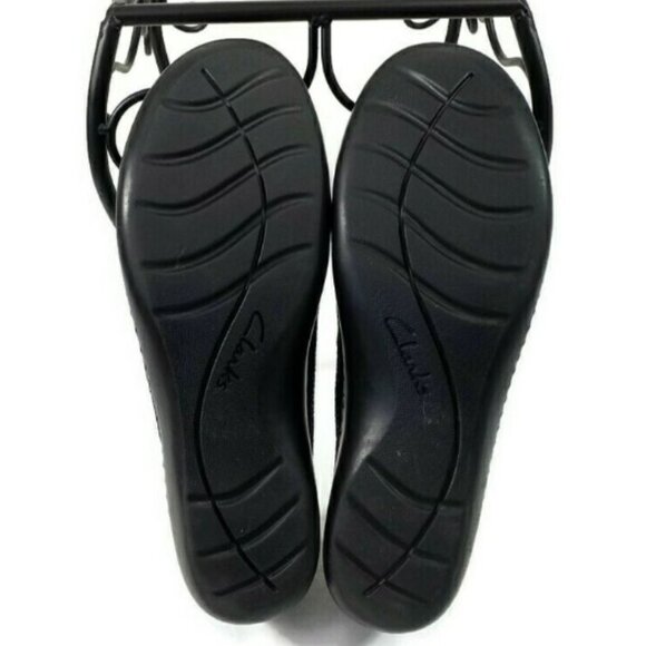 Clarks Collection Tasseled Loafer Womens Black Interest Reptilian Print 11N - Picture 9 of 13